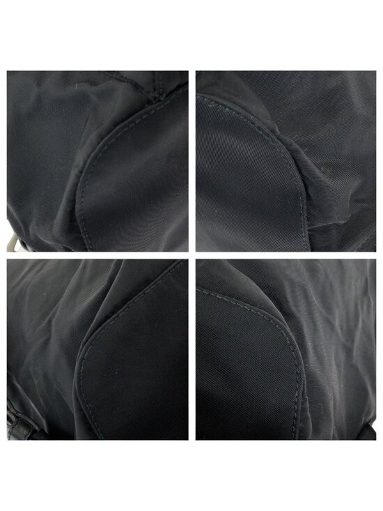 Prada Tessuto Black Silver Nylon Backpack main image 7